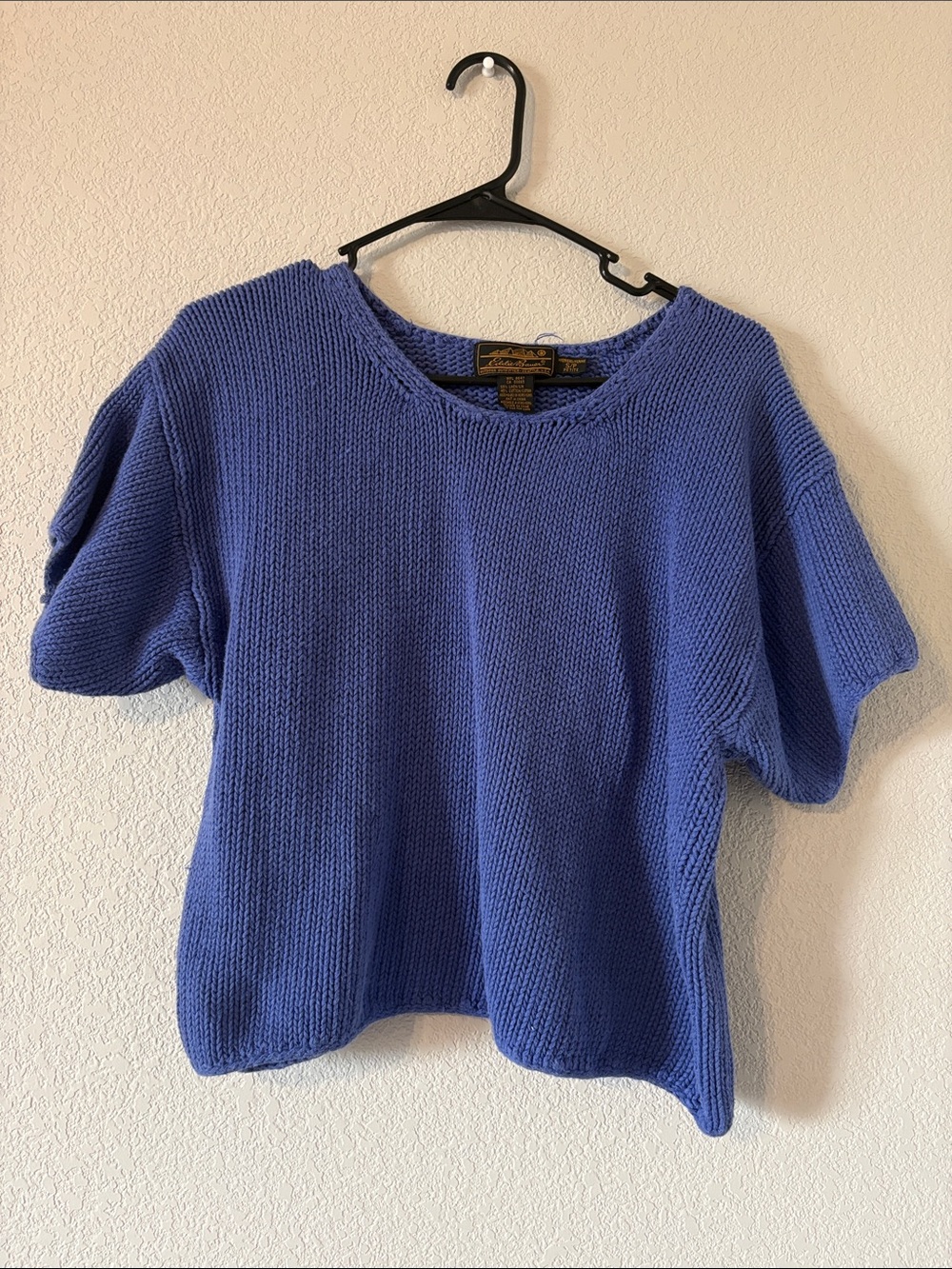 Vintage Eddie Bauer Short Sleeve Knit Sweater